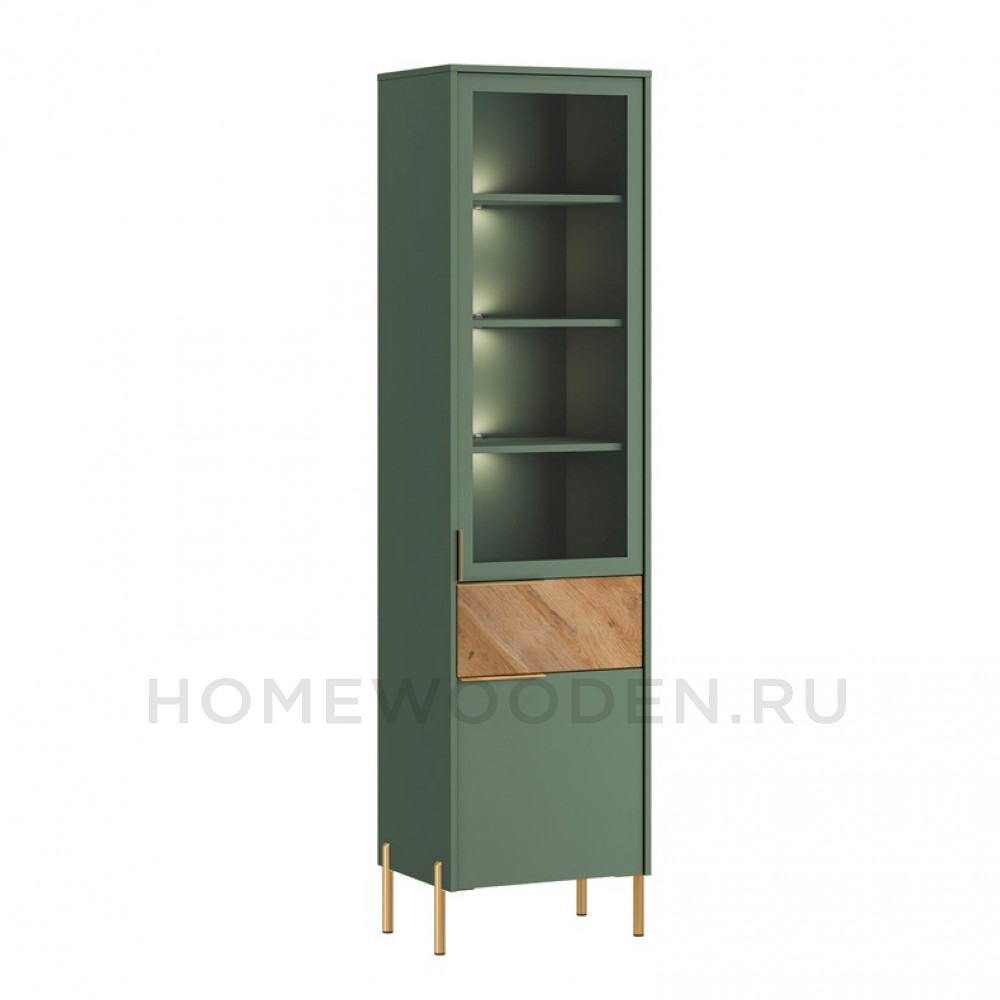 Витрина Сиена REG1W1D1S с подсветкой