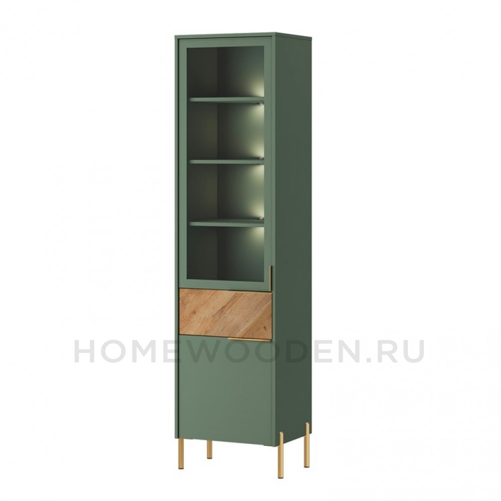 Витрина Сиена REG1W1D1S с подсветкой