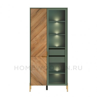 Витрина Сиена REG1W1D с подсветкой