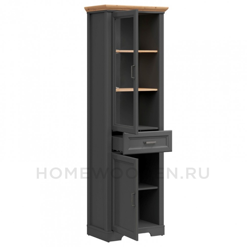 Шкаф с витриной Жасмин REG1W1D1S