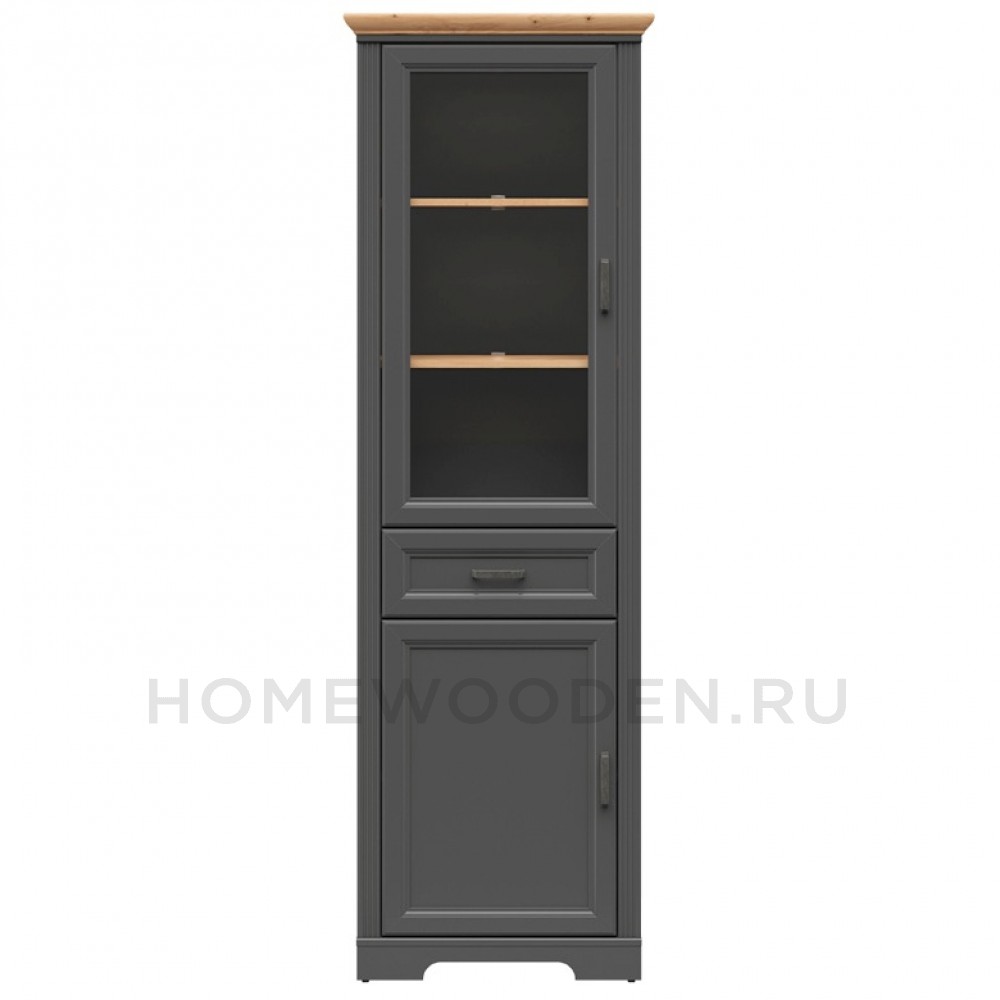 Шкаф с витриной Жасмин REG1W1D1S