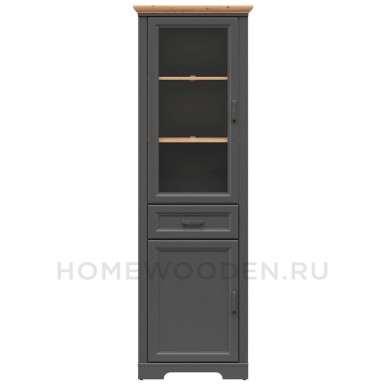 Шкаф с витриной Жасмин REG1W1D1S