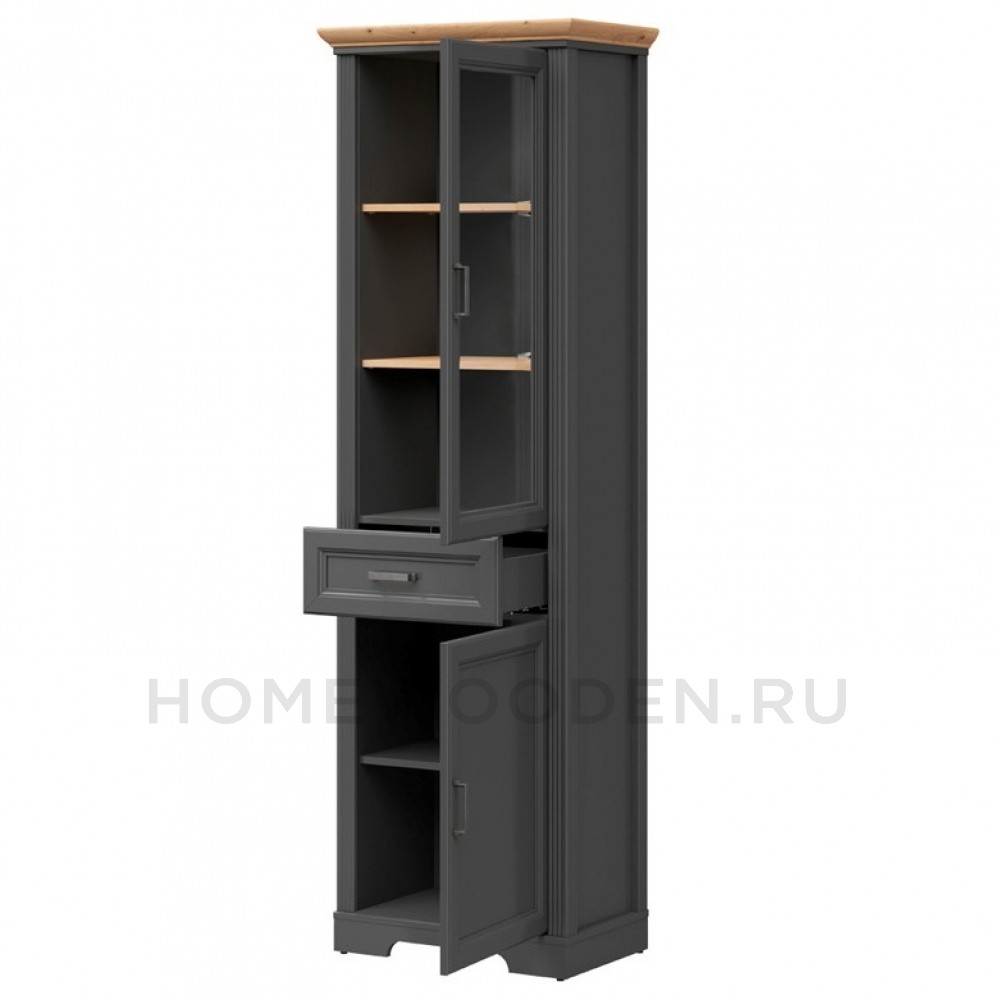 Шкаф с витриной Жасмин REG1W1D1S