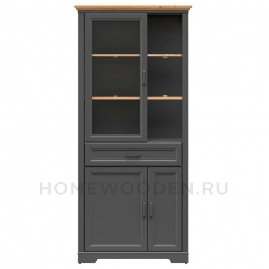 Шкаф с витриной Жасмин REG1W2D1S