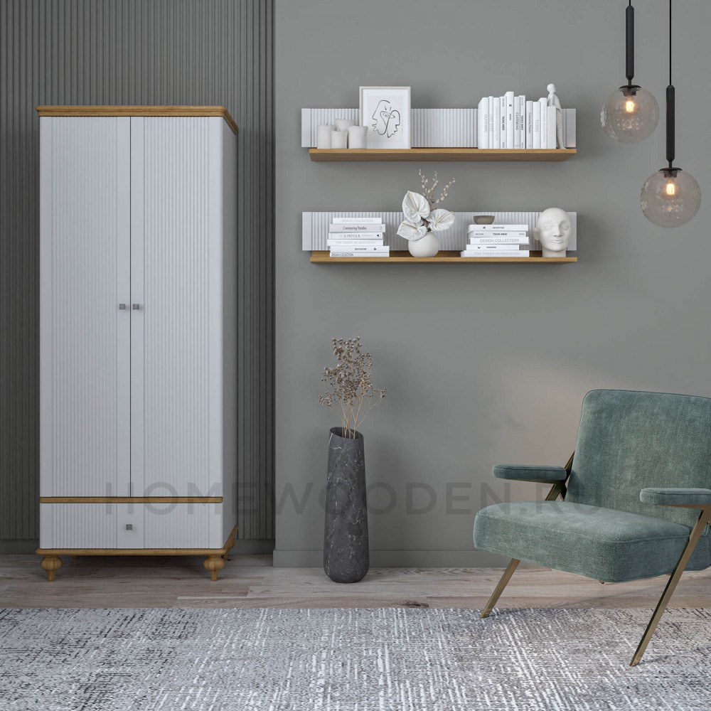 Шкаф для одежды Рандеву 21 из массива сосны