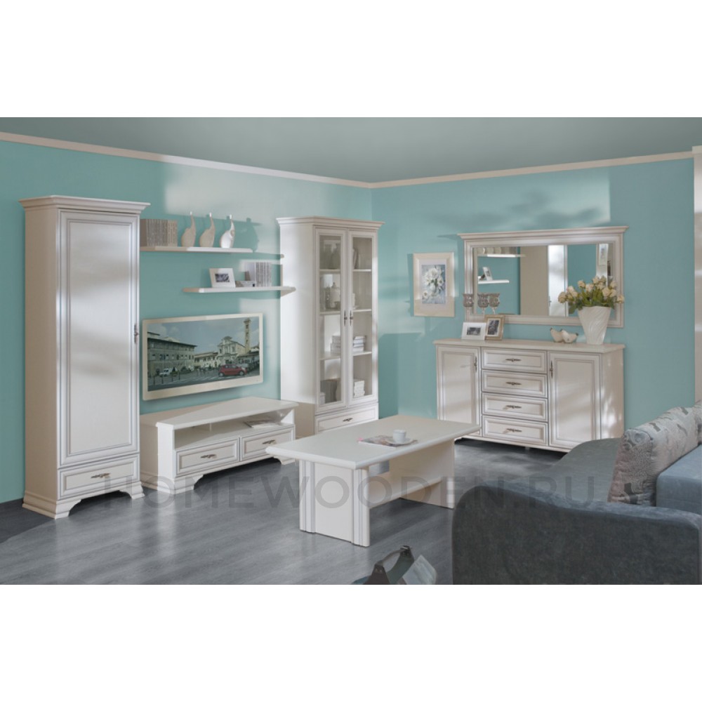 Шкаф верхний с витриной Кентаки NADN1W