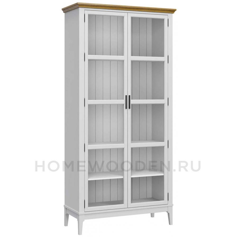 Шкаф для книг Квадро-С 220 из массива сосны