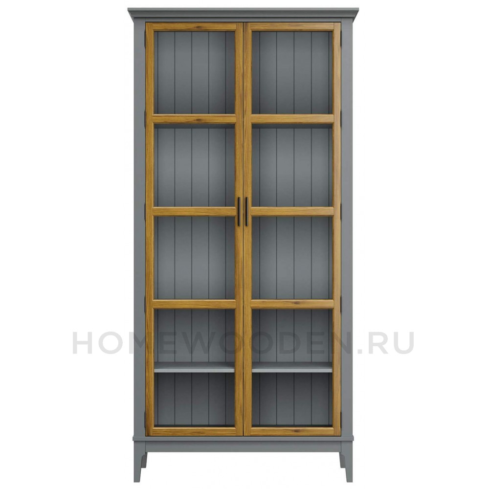 Шкаф для книг Квадро-С 220 из массива сосны