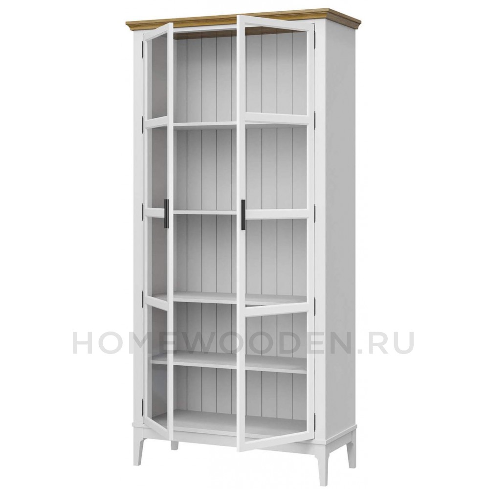 Шкаф для книг Квадро-С 220 из массива сосны