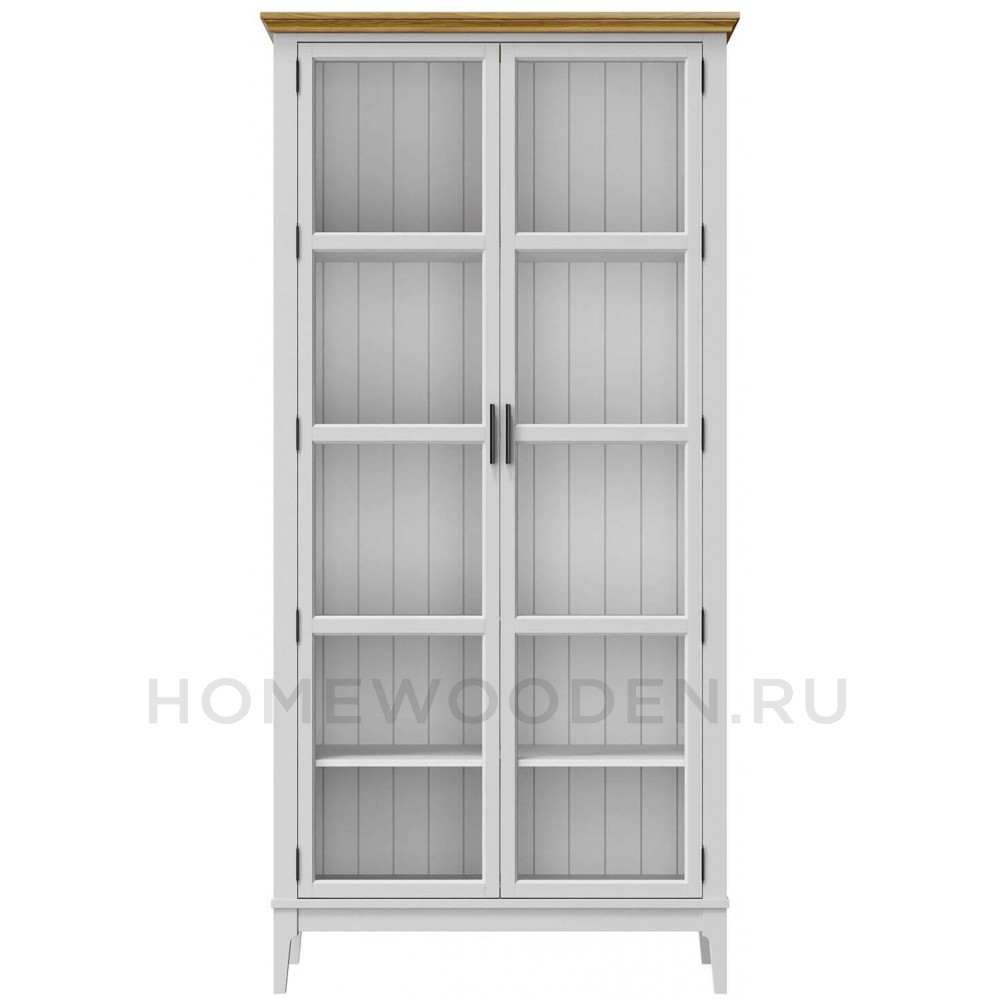 Шкаф для книг Квадро-С 220 из массива сосны