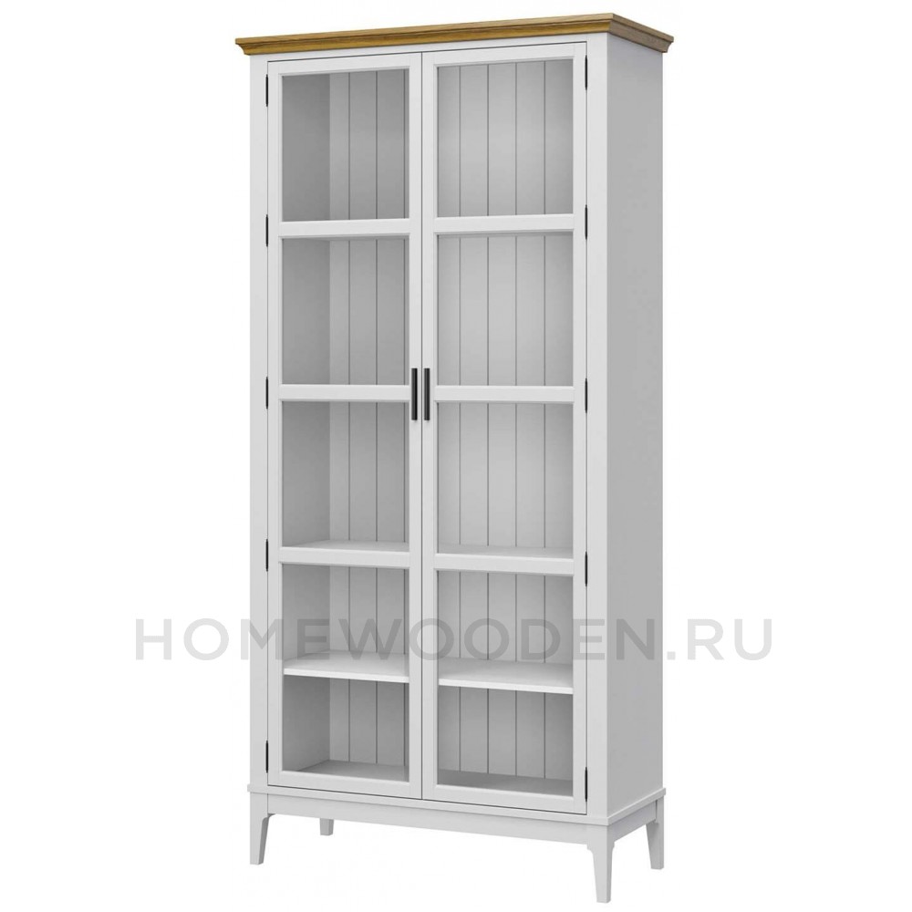 Шкаф для книг Квадро-С 220 из массива сосны