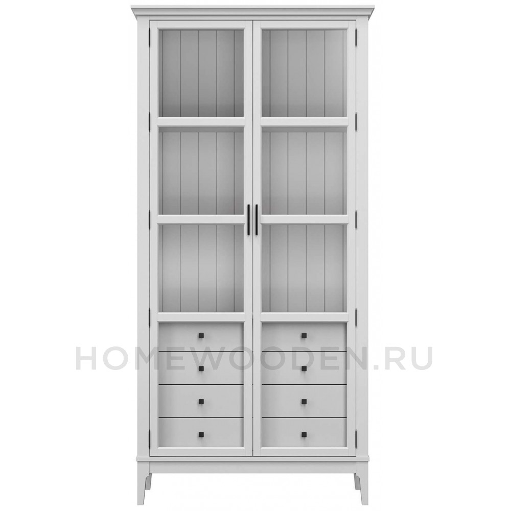 Шкаф для книг Квадро-С 220/04 из массива сосны