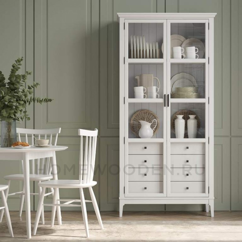 Шкаф для книг Квадро-С 220/04 из массива сосны