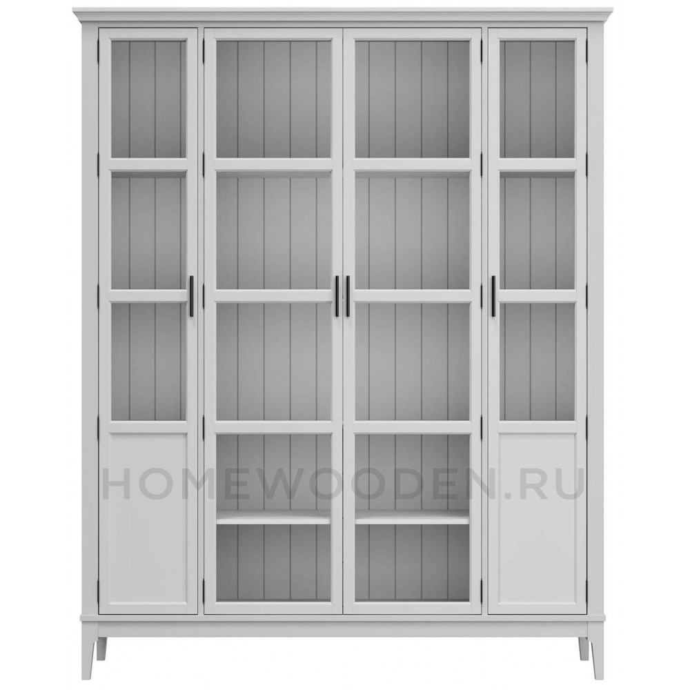 Шкаф для книг Квадро-С 422С из массива сосны