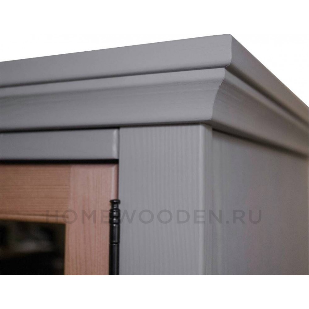 Шкаф для книг Квадро-С 422С из массива сосны