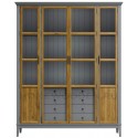 Шкаф для книг Квадро-С 422С/04 из массива сосны