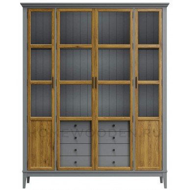 Шкаф для книг Квадро-С 422С/04 из массива сосны