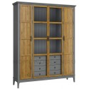 Шкаф для книг Квадро-С 422Ф/04 из массива сосны