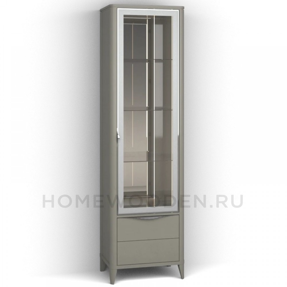 Шкаф с витриной Барселона ММ-426-01