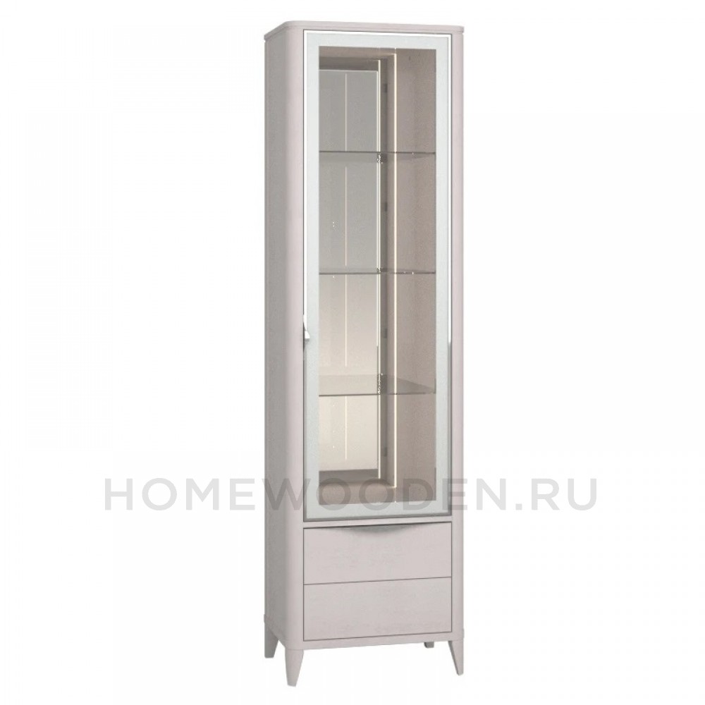 Шкаф с витриной Барселона ММ-426-01
