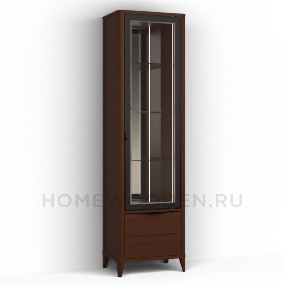 Шкаф с витриной Барселона ММ-426-01