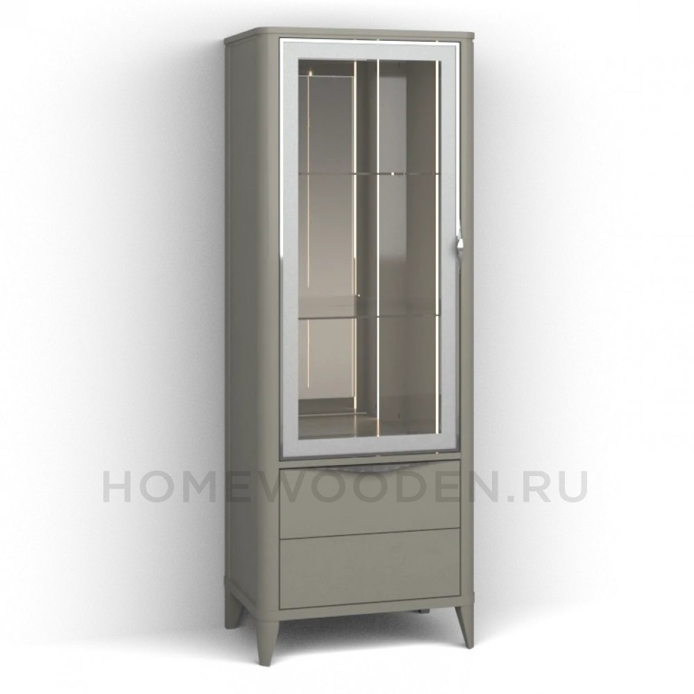 Шкаф с витриной Барселона ММ-426-10