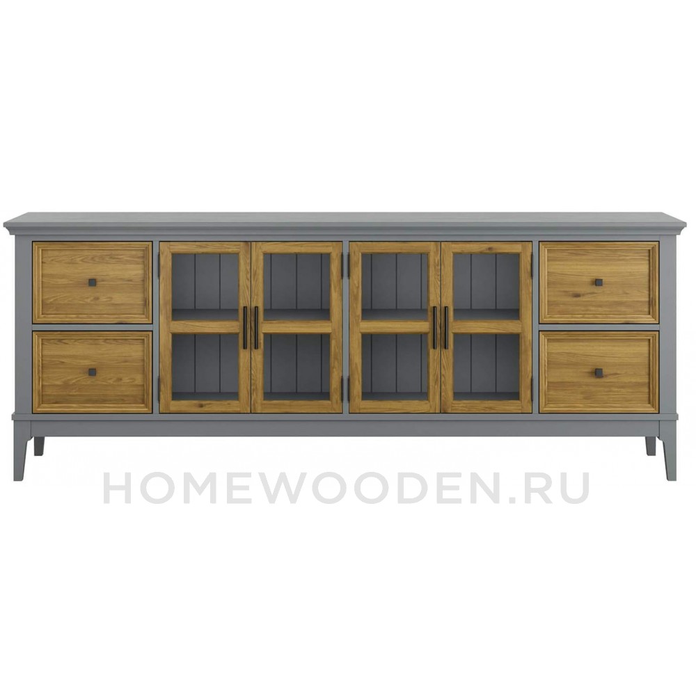 Тумба ТВ Квадро-С 44 из массива сосны