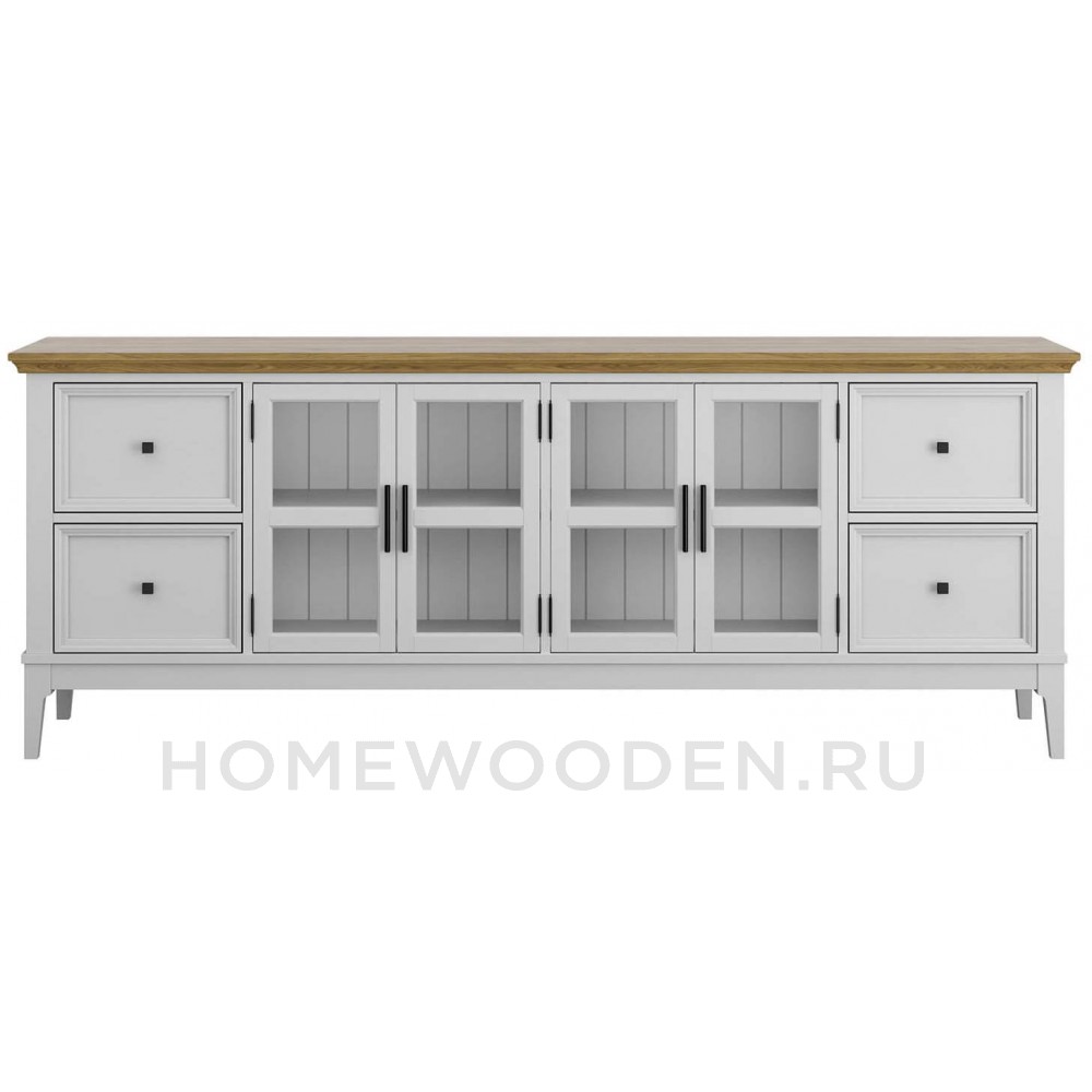 Тумба ТВ Квадро-С 44 из массива сосны