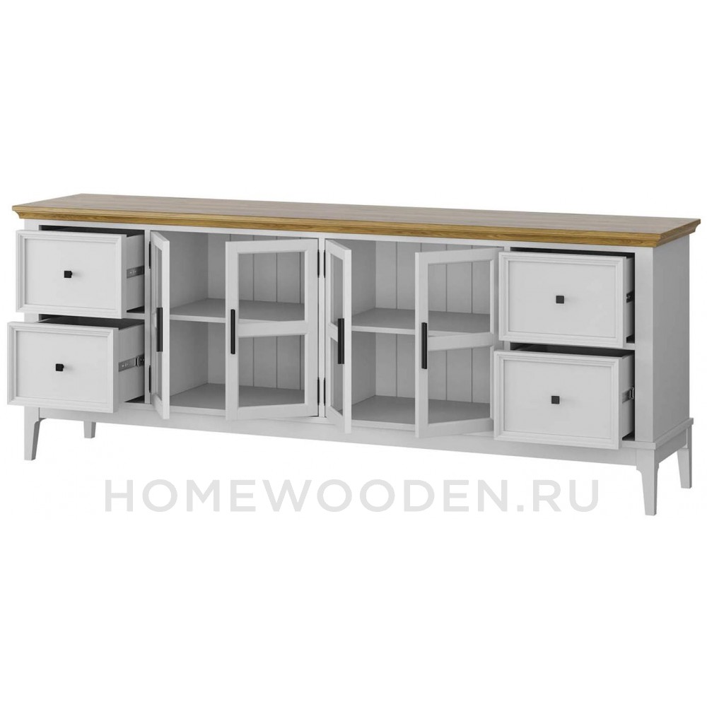 Тумба ТВ Квадро-С 44 из массива сосны