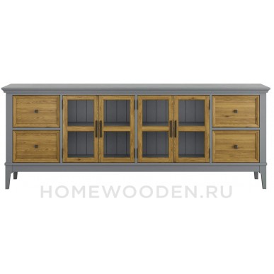 Тумба ТВ Квадро-С 44 из массива сосны