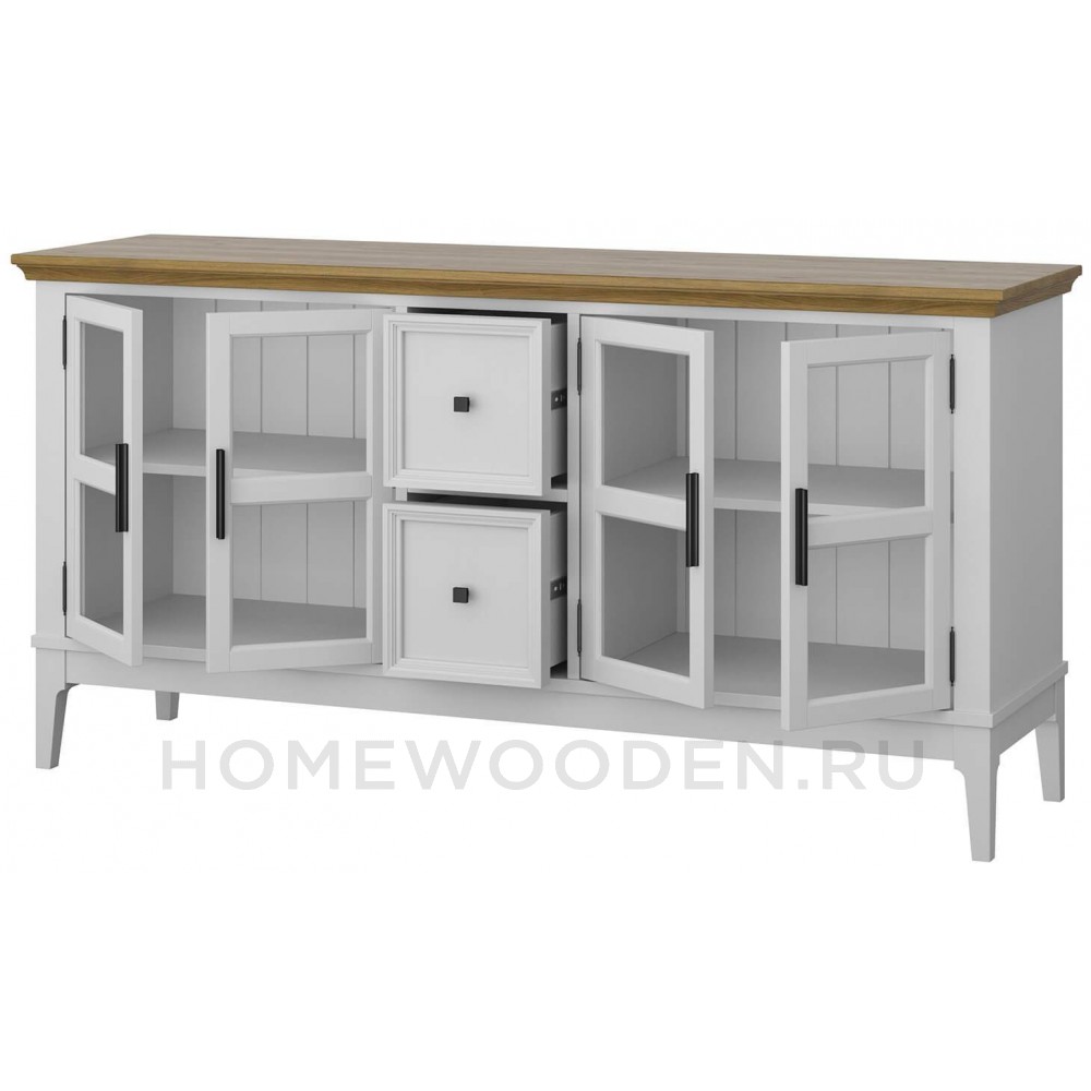 Тумба ТВ Квадро-С 42 из массива сосны