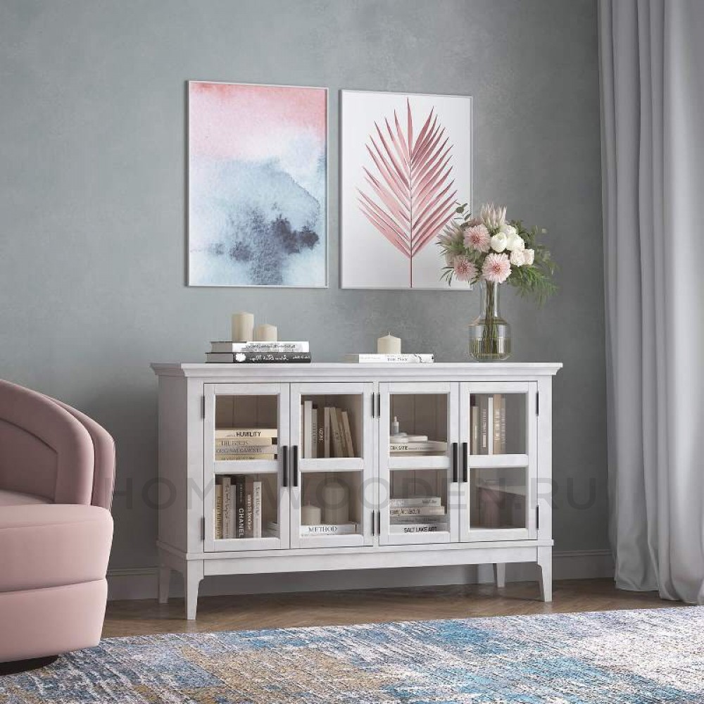 Тумба ТВ Квадро-С 40 из массива сосны