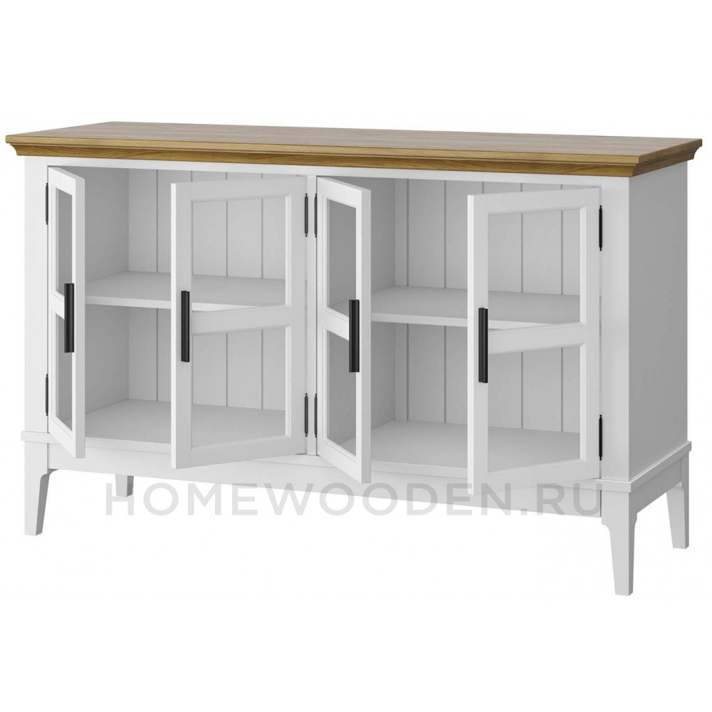 Тумба ТВ Квадро-С 40 из массива сосны