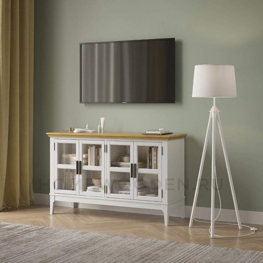 Тумба ТВ Квадро-С 40 из массива сосны