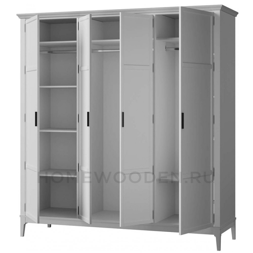 Шкаф для одежды Квадро-С 40 из массива сосны