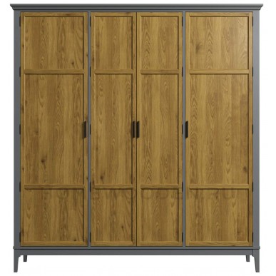 Шкаф для одежды Квадро-С 40 из массива сосны