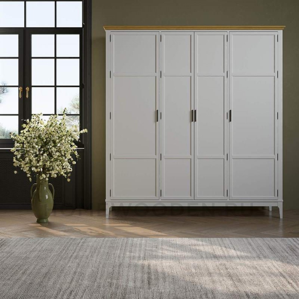 Шкаф для одежды Квадро-С 40 из массива сосны