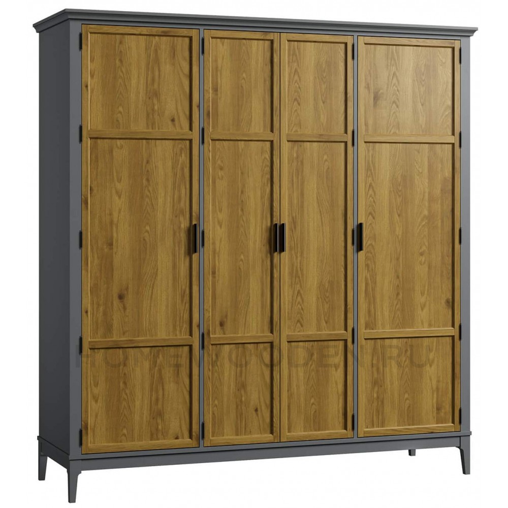 Шкаф для одежды Квадро-С 40 из массива сосны