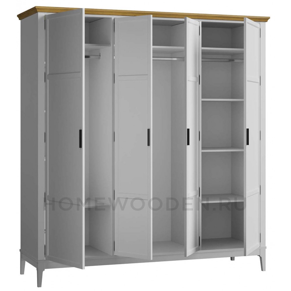 Шкаф для одежды Квадро-С 40 из массива сосны