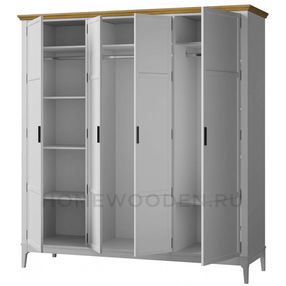 Шкаф для одежды Квадро-С 40 из массива сосны