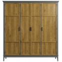 Шкаф для одежды Квадро-С 40 из массива сосны