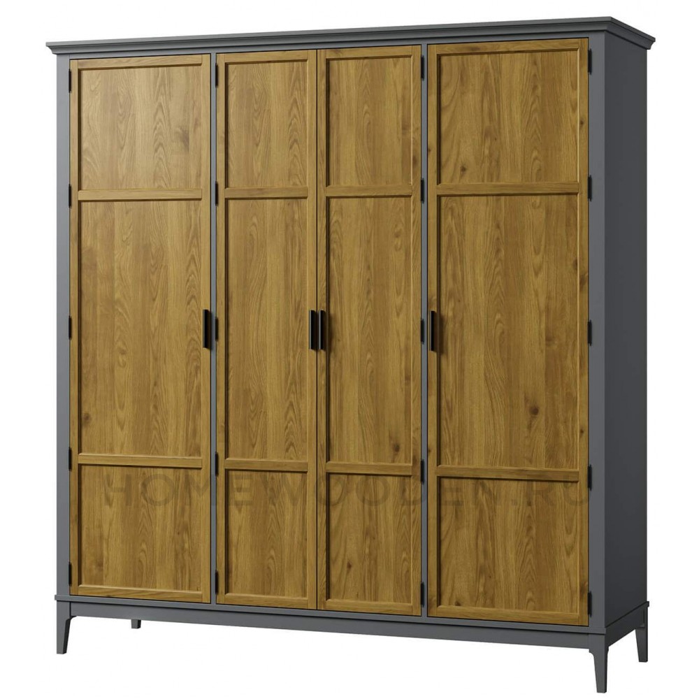 Шкаф для одежды Квадро-С 40 из массива сосны