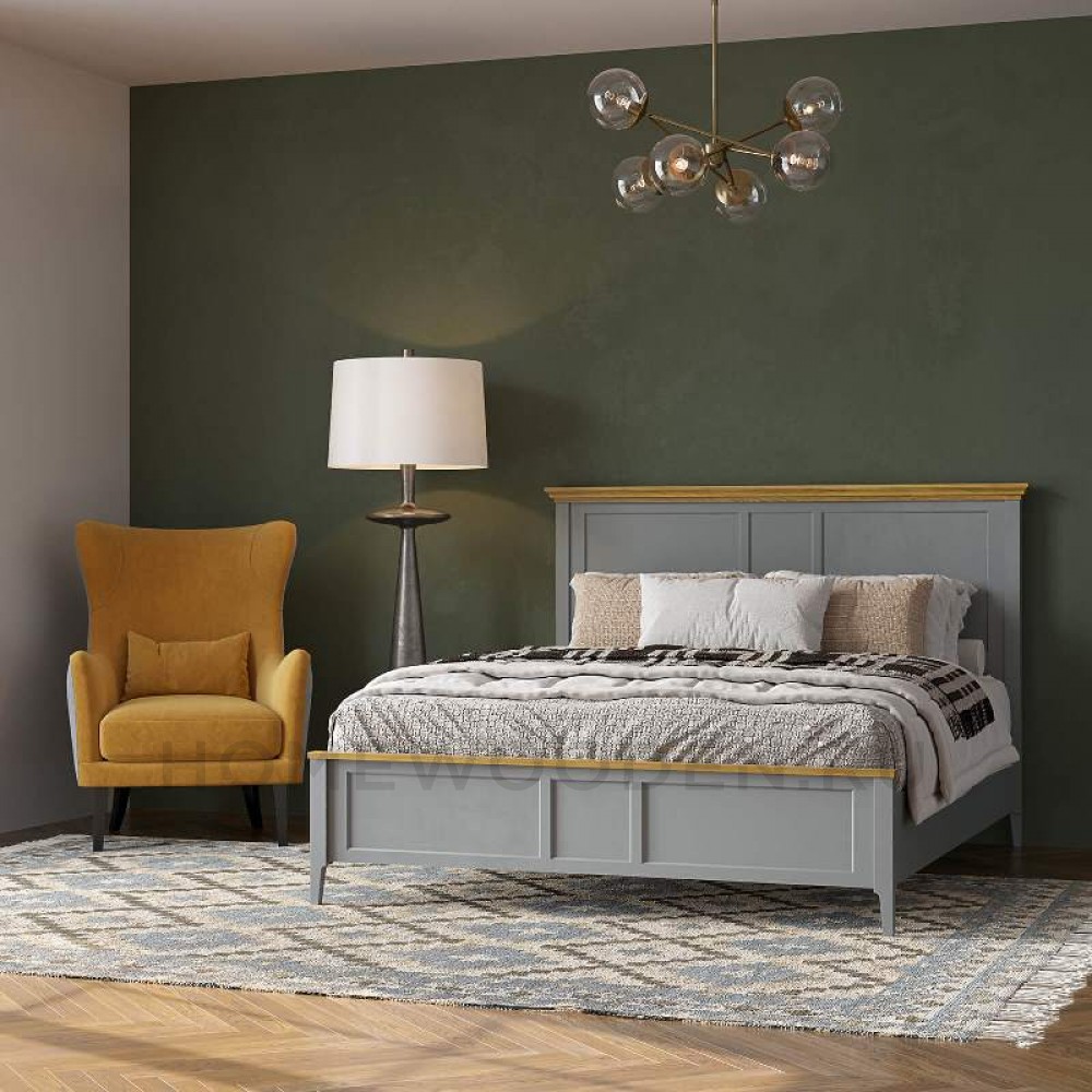 Кровать Квадро-С из массива сосны