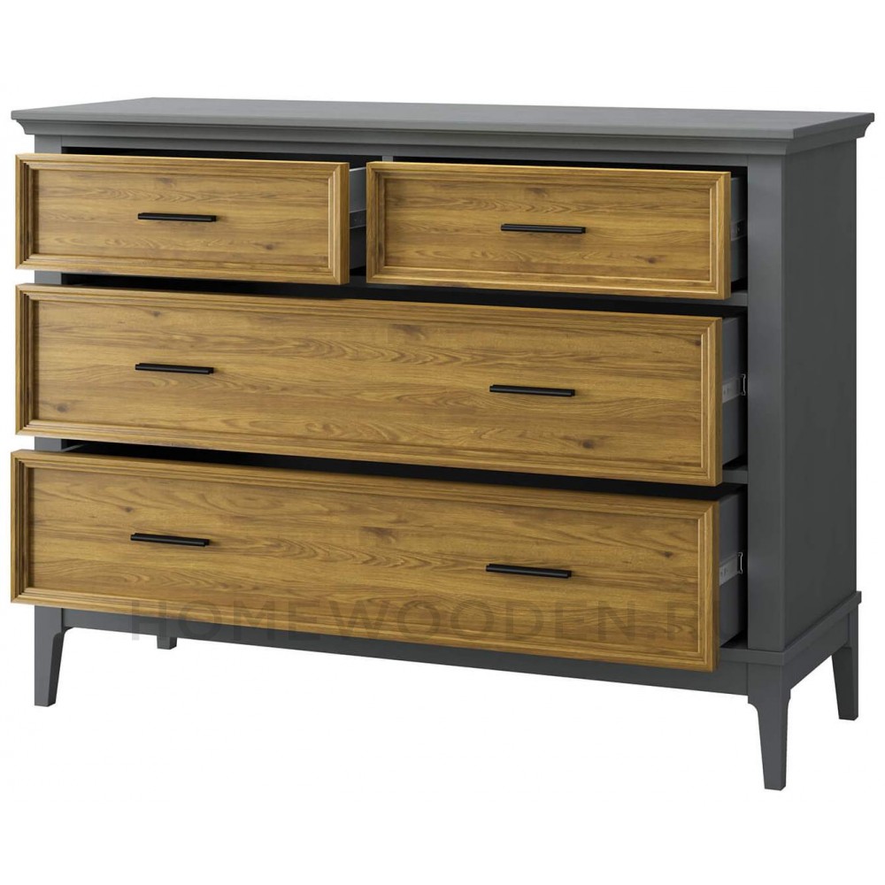 Комод Квадро-С 04 из массива сосны