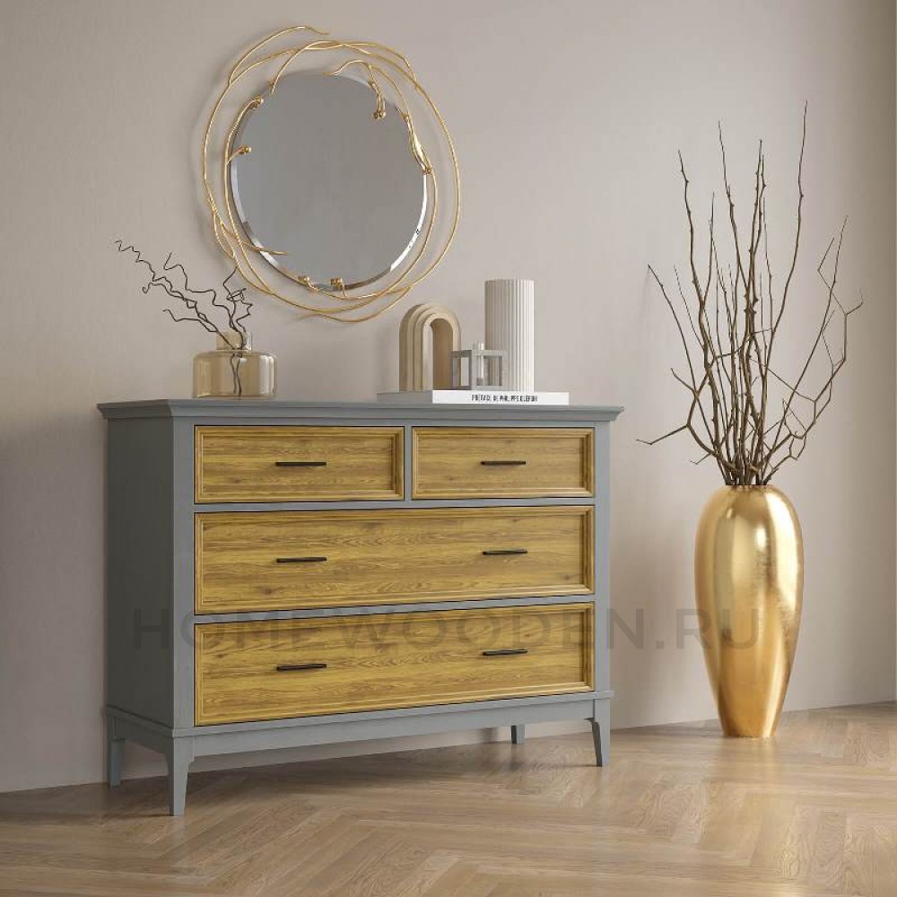 Комод Квадро-С 04 из массива сосны