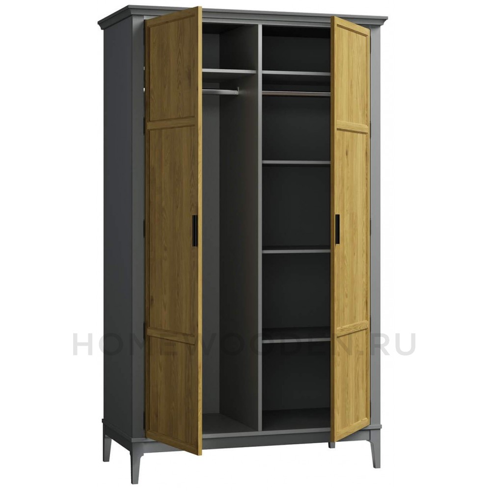 Шкаф для одежды Квадро-С 20 из массива сосны