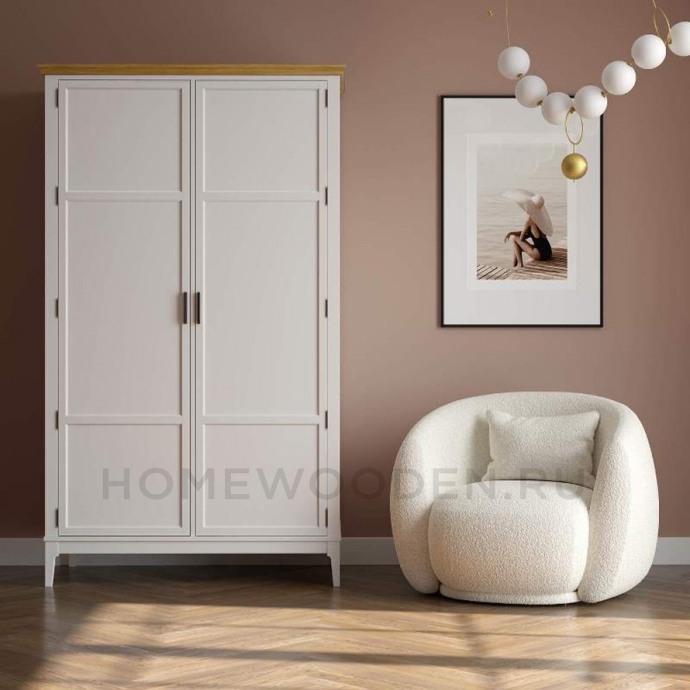 Шкаф для одежды Квадро-С 20 из массива сосны