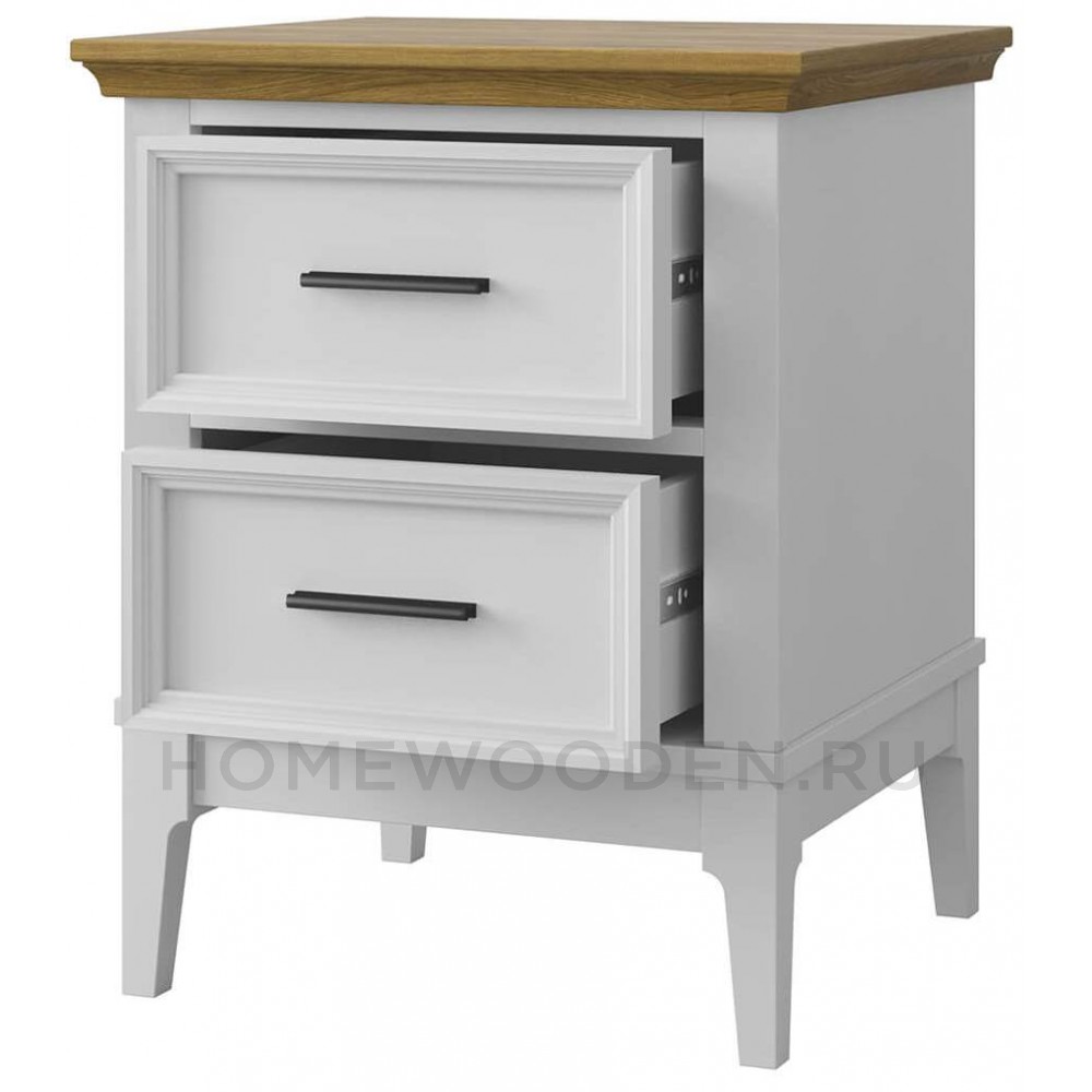 Тумба прикроватная Квадро-С 02 из массива сосны