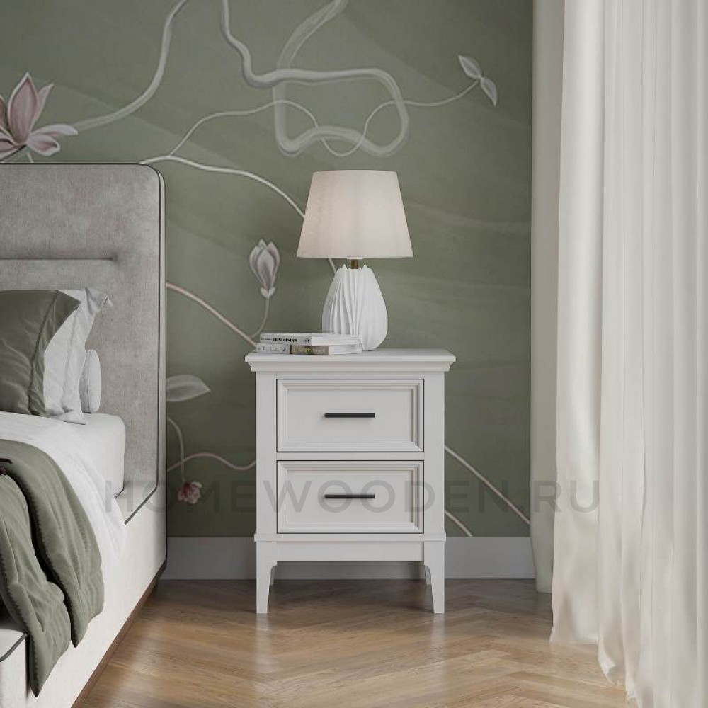 Тумба прикроватная Квадро-С 02 из массива сосны