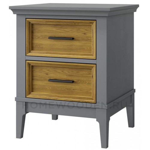 Тумба прикроватная Квадро-С 02 из массива сосны